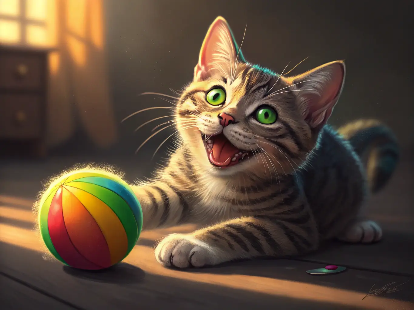 A playful cat interacting with a catnip-infused toy, highlighting the toy's ability to stimulate natural instincts and provide hours of entertainment.