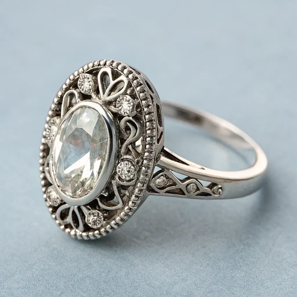 Vintage Style Cocktail Ring