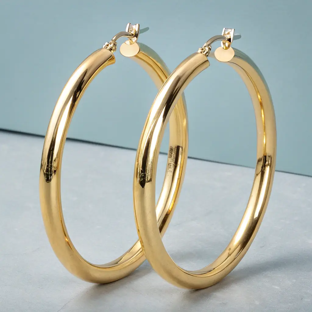 Gold Hoop Earrings