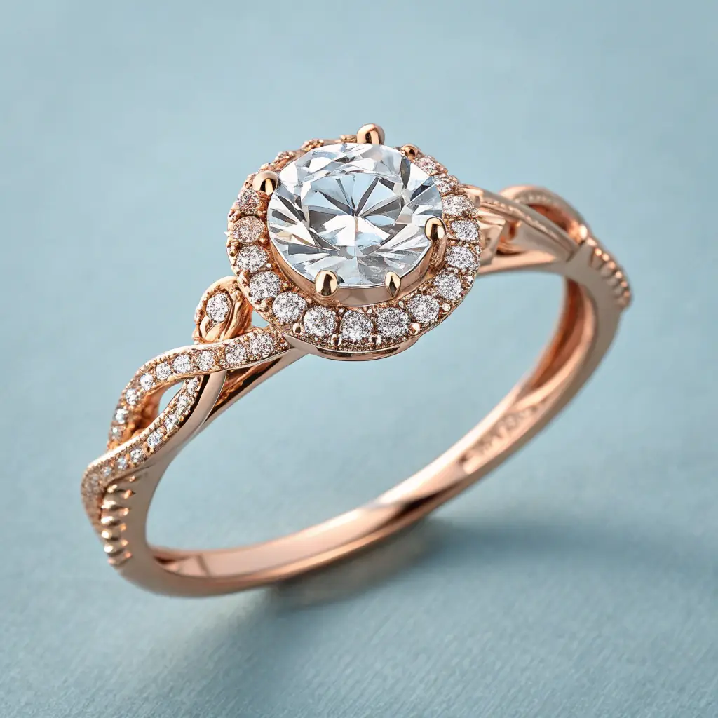 Rose Gold Engagement Ring